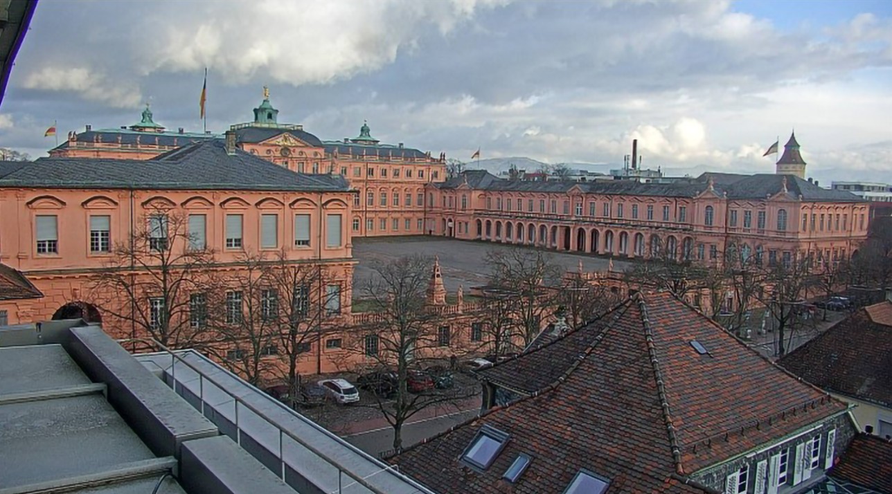 Standbild Webcam Schloss Stadt Rastatt