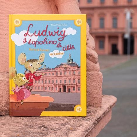 Buch Ludwig die Stadtmaus Band 1. In der Touristinformation am Schloss erhältlich