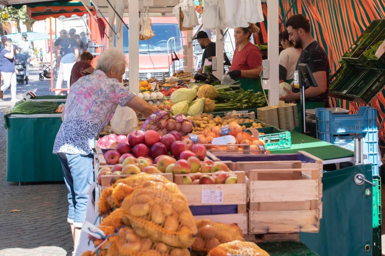 Marché hebdomadaire à Rastatt