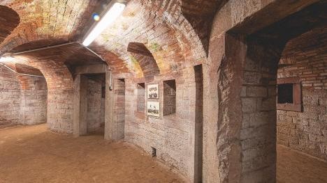 Ein Tunnel der alten Festungsanlage in Rastatt