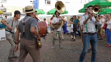 Musicians at the city festival