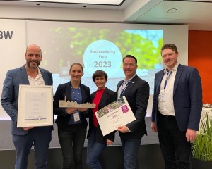 1) Die glücklichen Gewinner des Stadtmarketingpreises Baden-Württemberg 2023