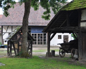 Das Riedmuseum in Ottersdorf, Außenansicht.