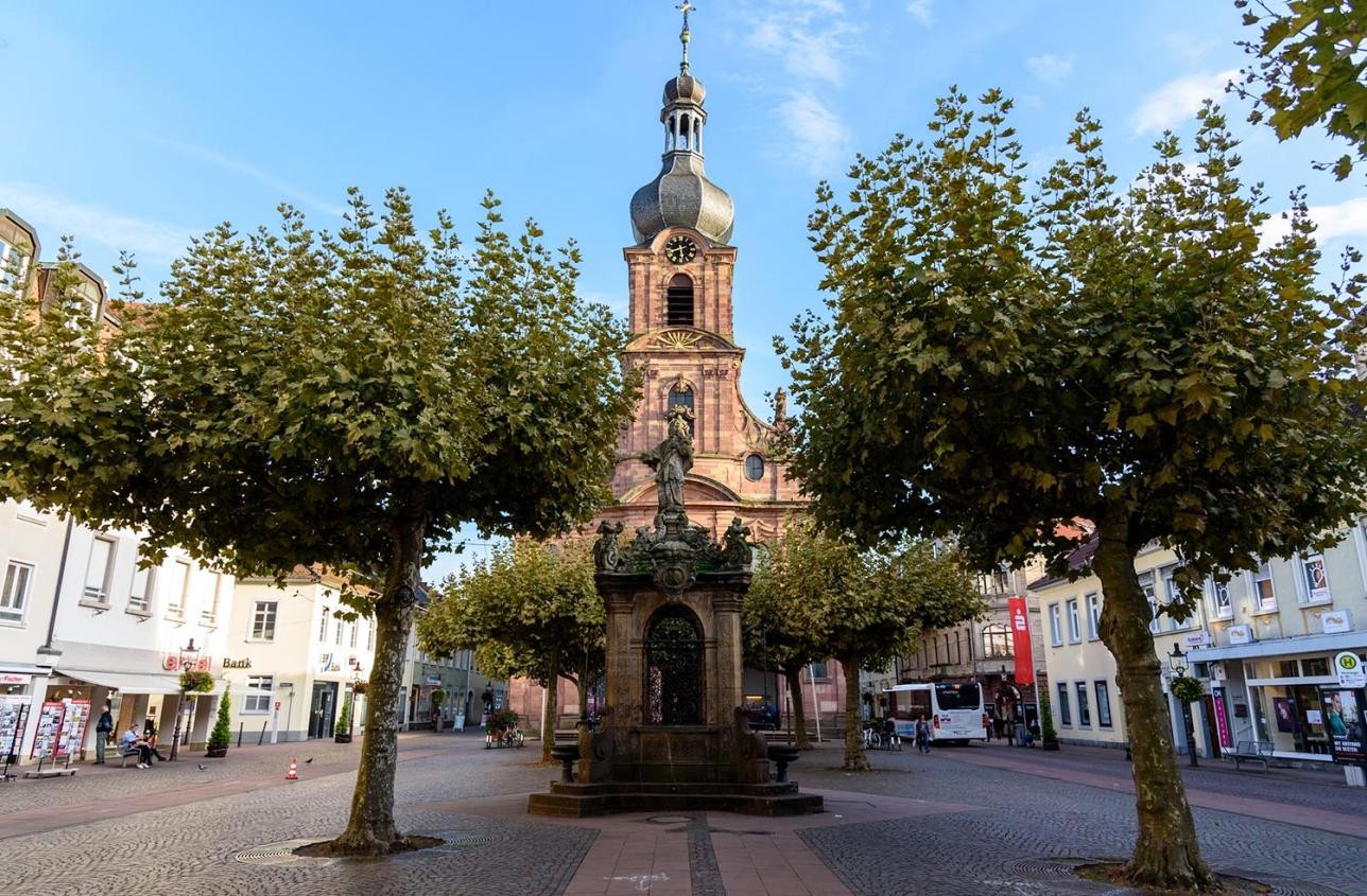 Fontaine Saint-Jean-Népomucène à Rastatt