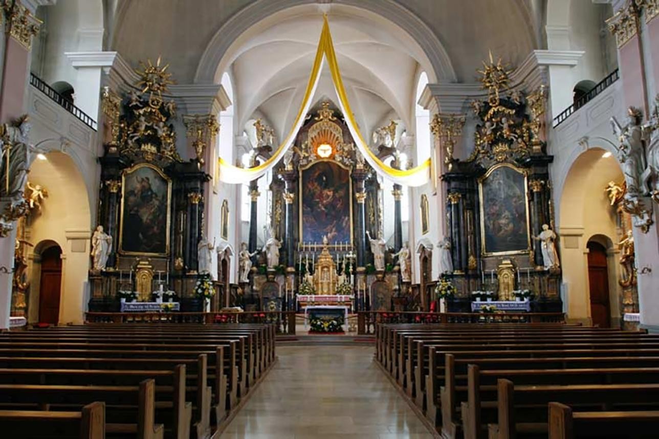 Katholische Stadtkirche St. Alexander in Rastatt. Foto: Katholische Kirche Rastatt Katholische Stadtkirche St. Alexander in Rastatt
