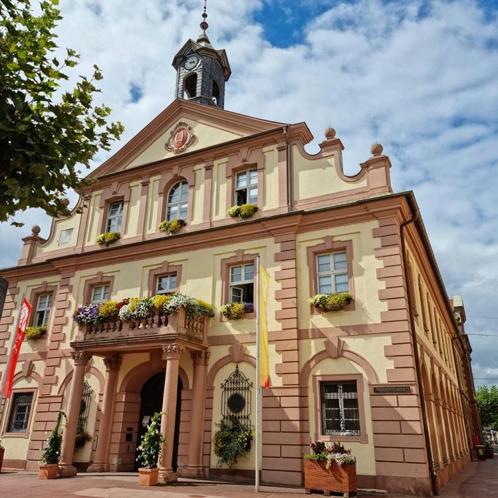 Historisches Rathaus Rastatt. Foto: Stadt Rastatt/Isabelle Joyon Historisches Rathaus Rastatt